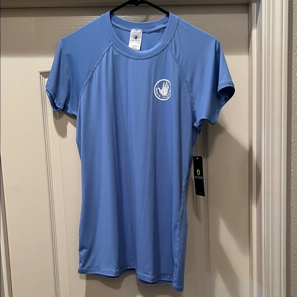 Body Glove Smoothies In Motion Blue Short Sleeve Rash Guard Junior Large